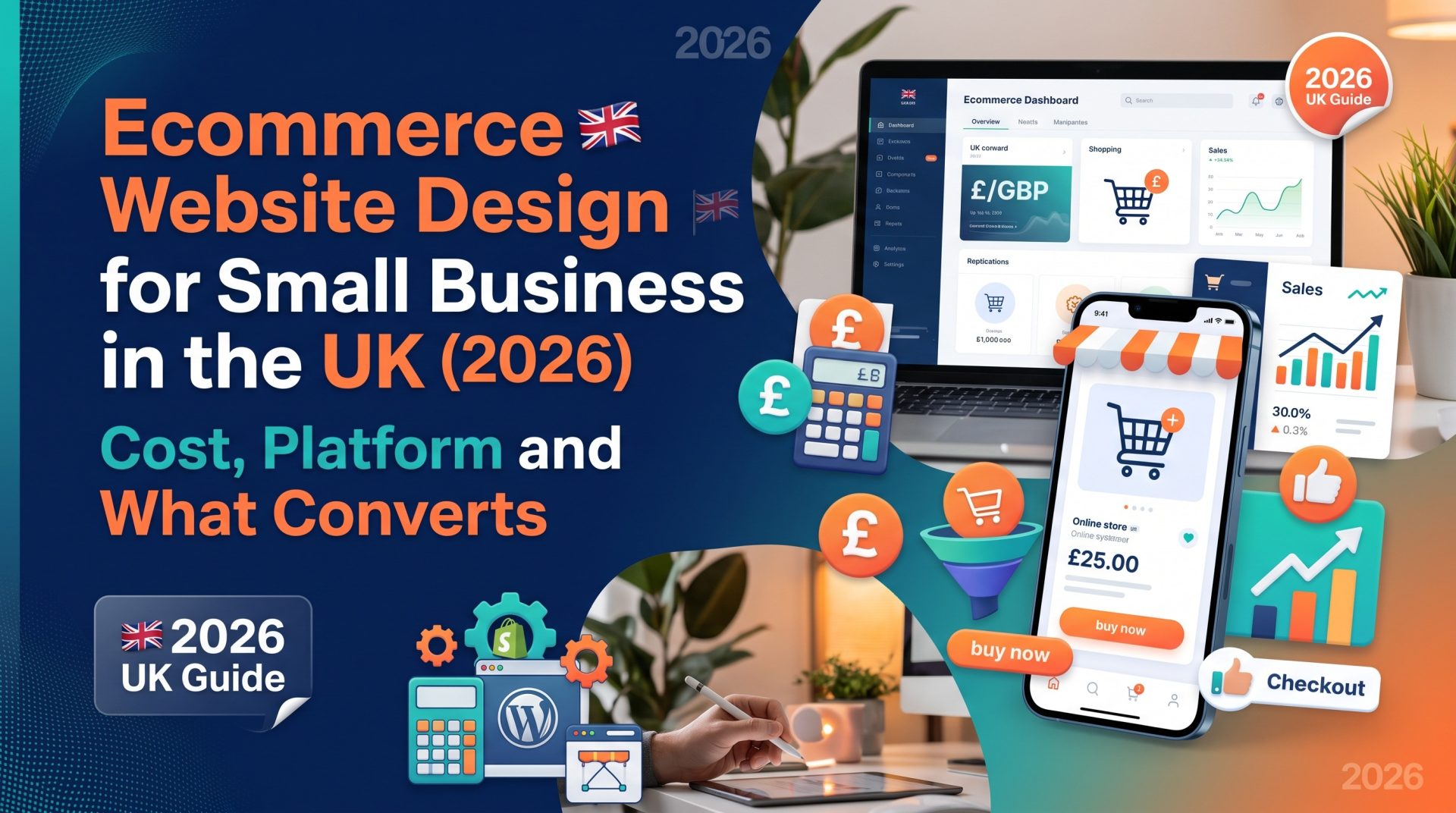 Ecommerce Website Design for Small Business in the UK (2026): Cost, Platform and What Converts