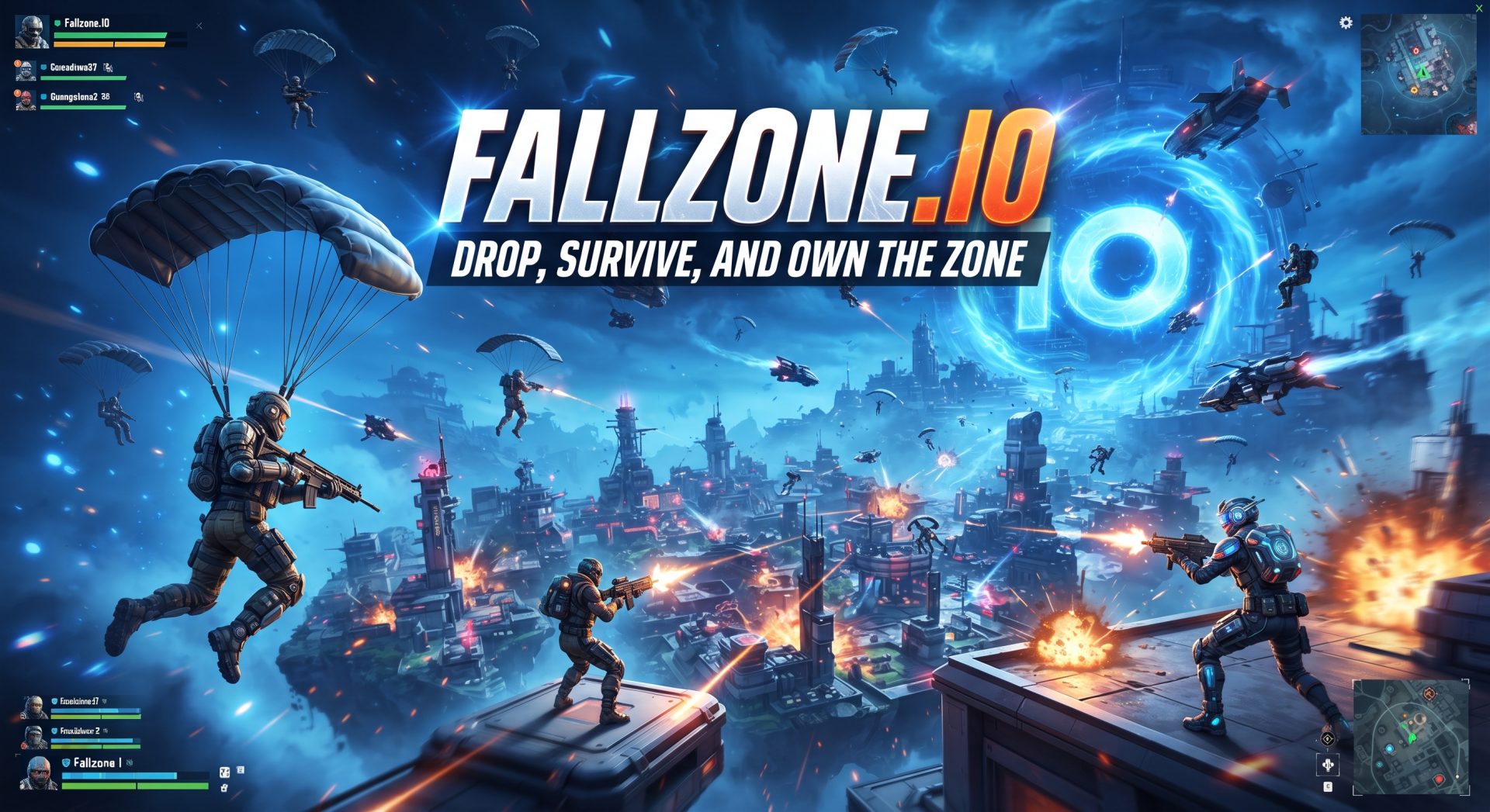 Fallzone IO: Drop, Survive, and Own the Zone