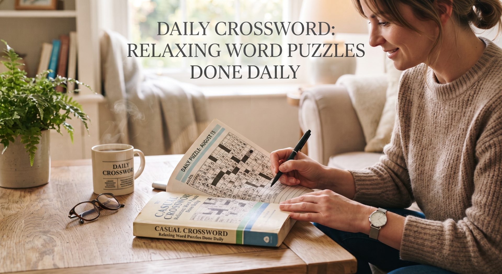 Casual Crossword: Relaxing Word Puzzles Done Daily