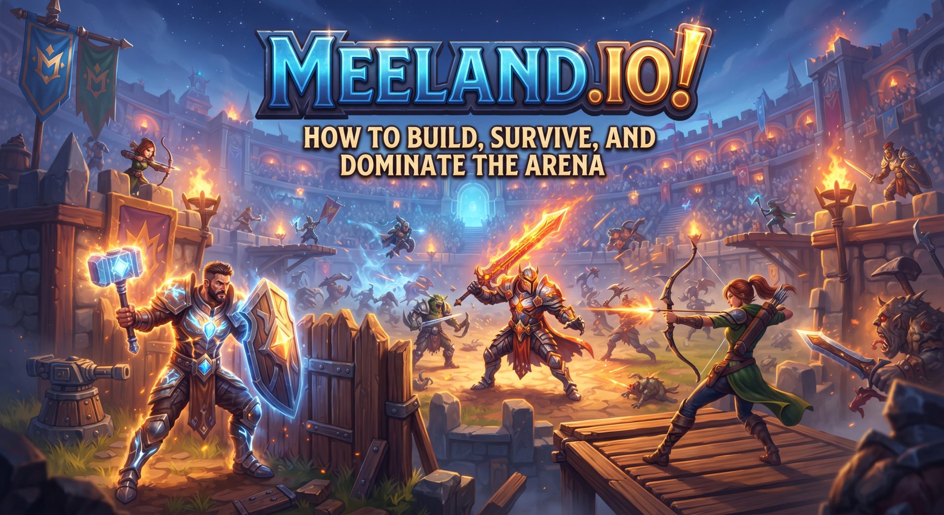Meeland.IO: How to Build, Survive, and Dominate the Arena