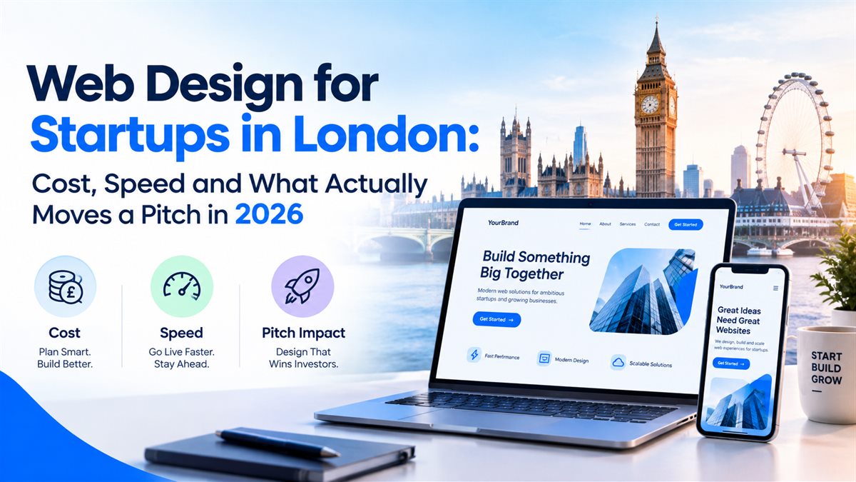 Web Design for Startups in London: Cost, Speed and What Actually Moves a Pitch in 2026